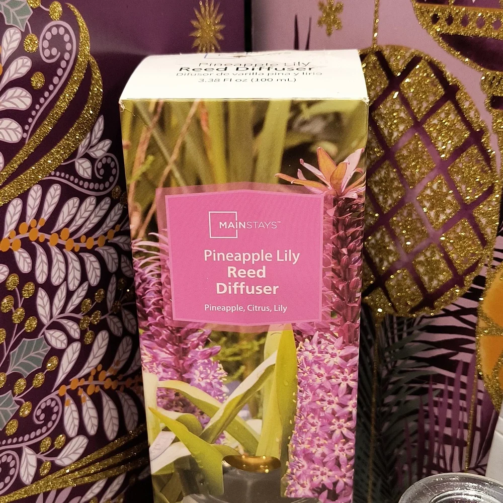 Fragrance Diffusers, 5 Bottles, 2 Pk Of 10 Reed Diffusers, Pineapple Lily